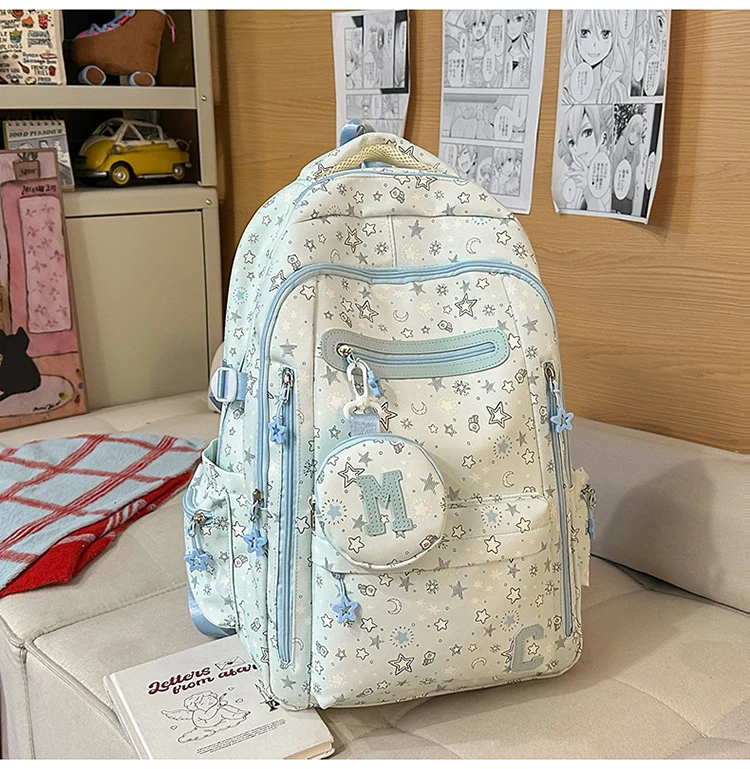 Charmanter Sternen-Schulrucksack