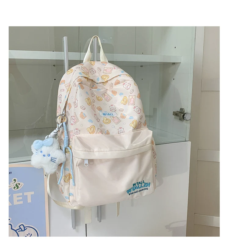 Mini-Schulrucksack mit niedlichem Charakter-Motiv