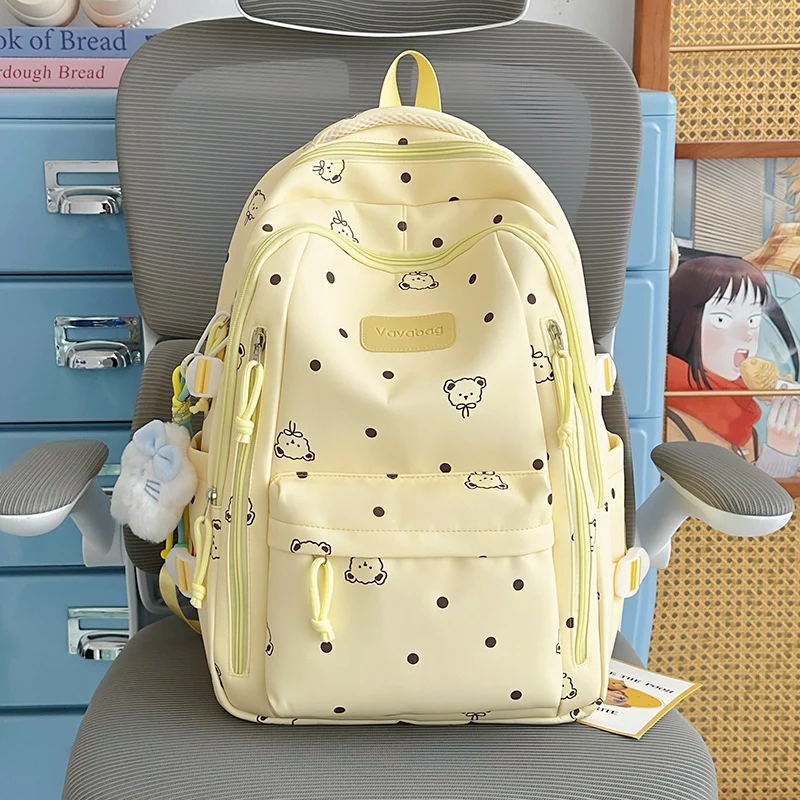 Niedlicher Schulrucksack im Charakter-Design
