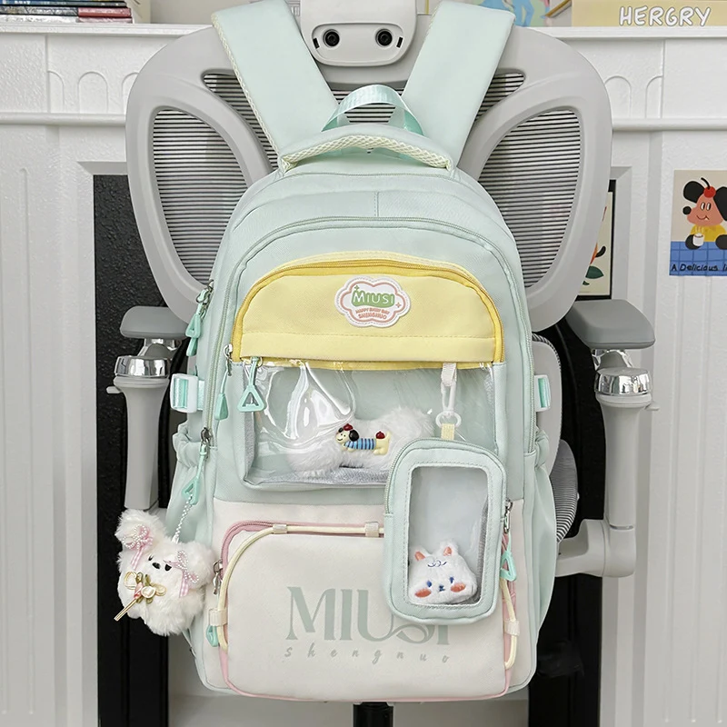 Multifunktionaler transparenter Schulrucksack
