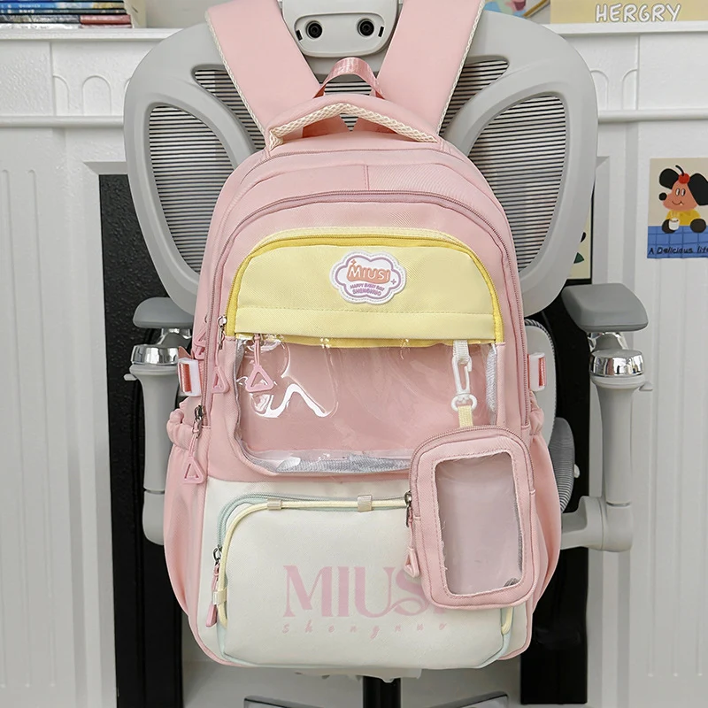 Multifunktionaler transparenter Schulrucksack