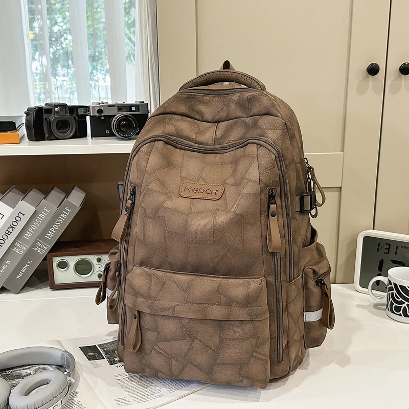 Multifunktionaler texturierter Schulrucksack