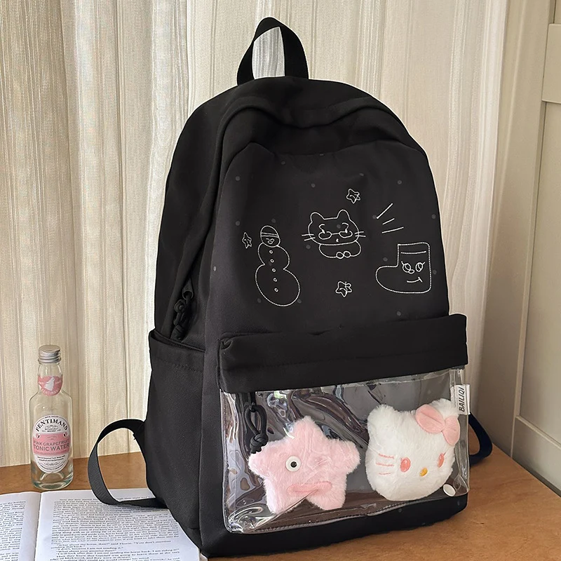 Lässiger Schulrucksack mit Charakter-Design