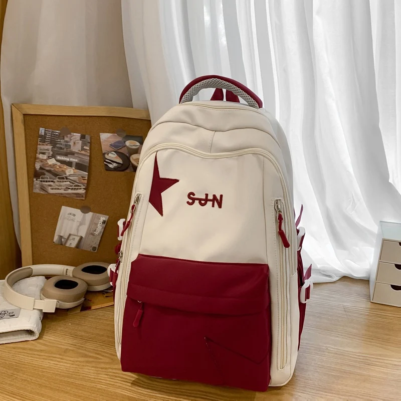 Multifunktionaler leichter Schulrucksack mit Sternen
