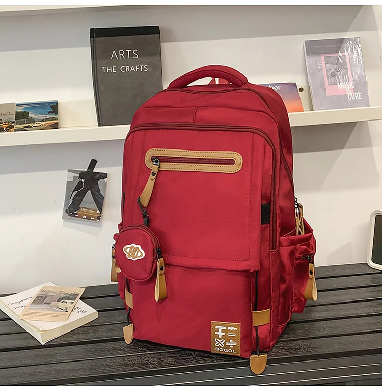 Vielseitiger Reise-Schulrucksack mit mehreren Fächern