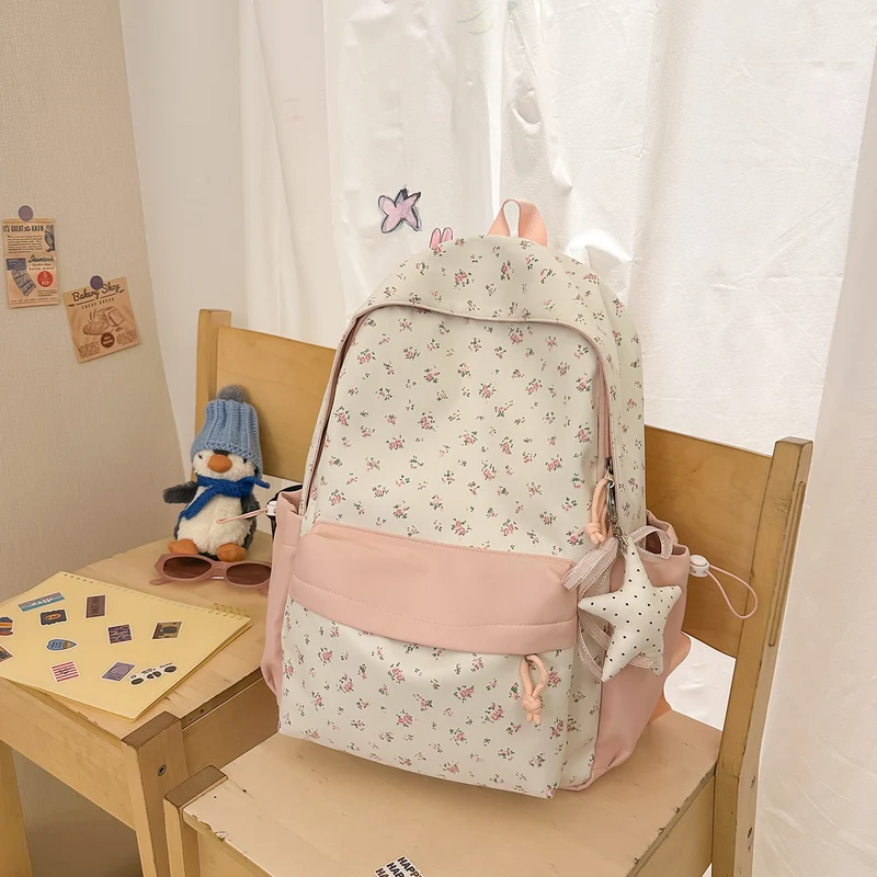 Blumen-Schulrucksack