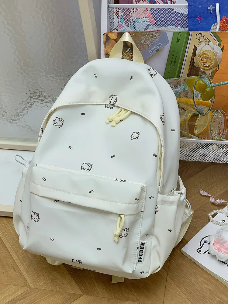 Niedlicher Schulrucksack mit Charakter-Print
