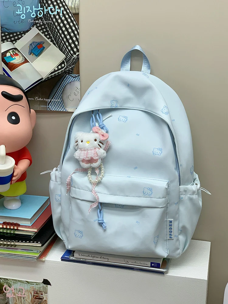 Niedlicher Schulrucksack mit Charakter-Print