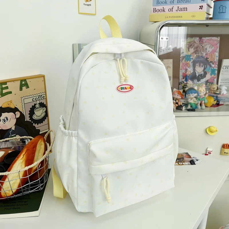 Lässiger Schulrucksack mit Sternenmuster