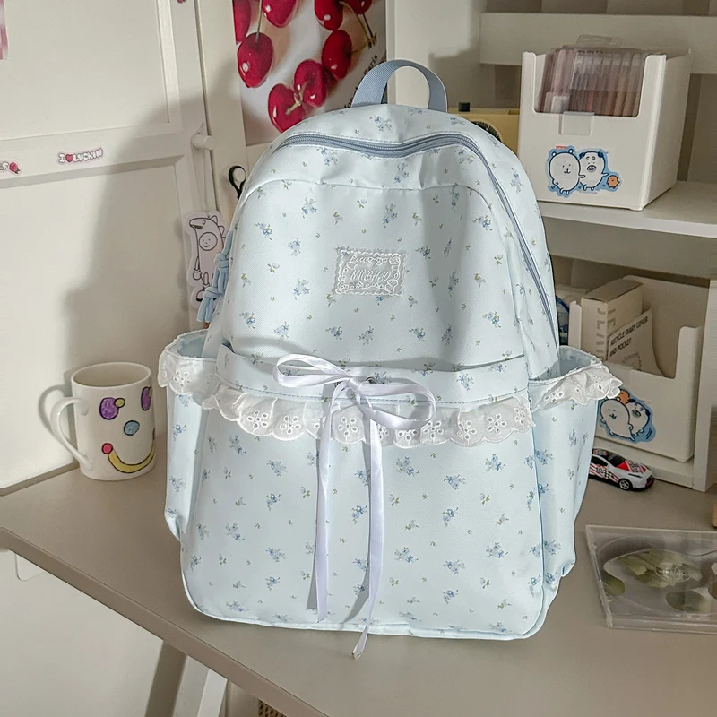 Blumen-Schulrucksack