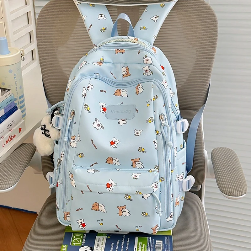 Niedlicher Schulrucksack mit Tiermotiv