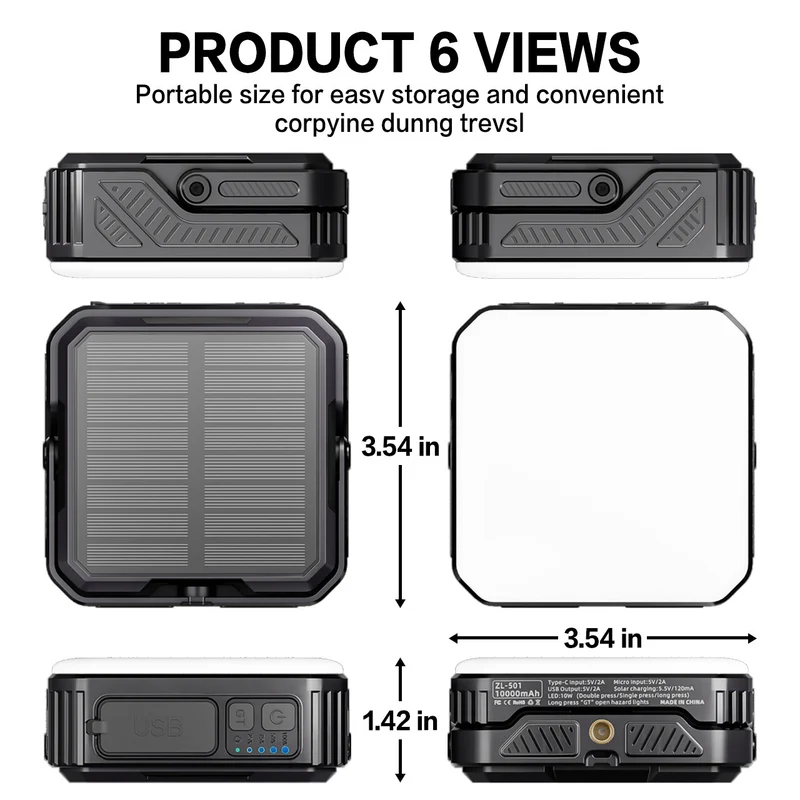 Tragbare Solar-Powerbank Skanto