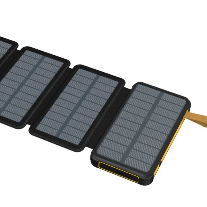 Solarbetriebene Powerbank mit Schnellladefunktion von Skanto
