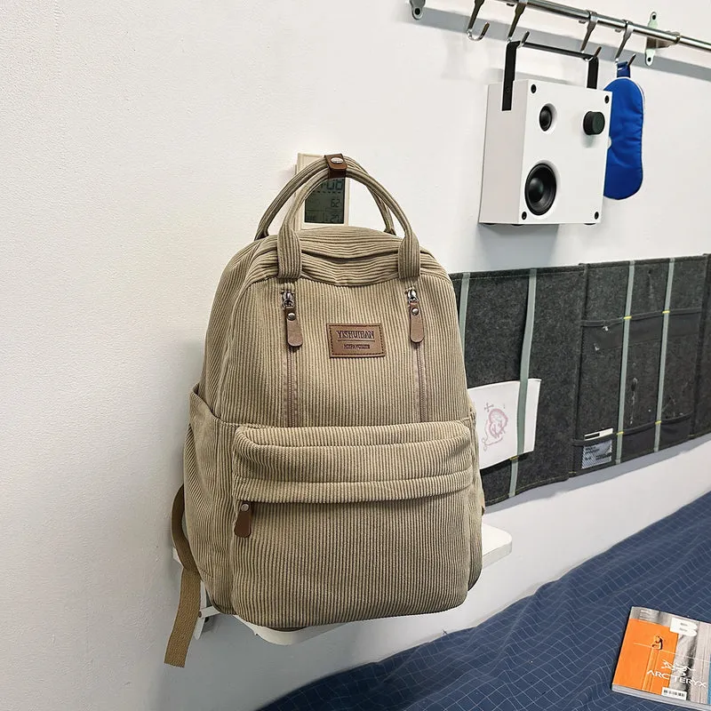 Cord-Schulrucksack
