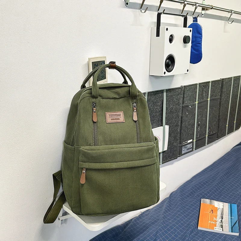 Cord-Schulrucksack