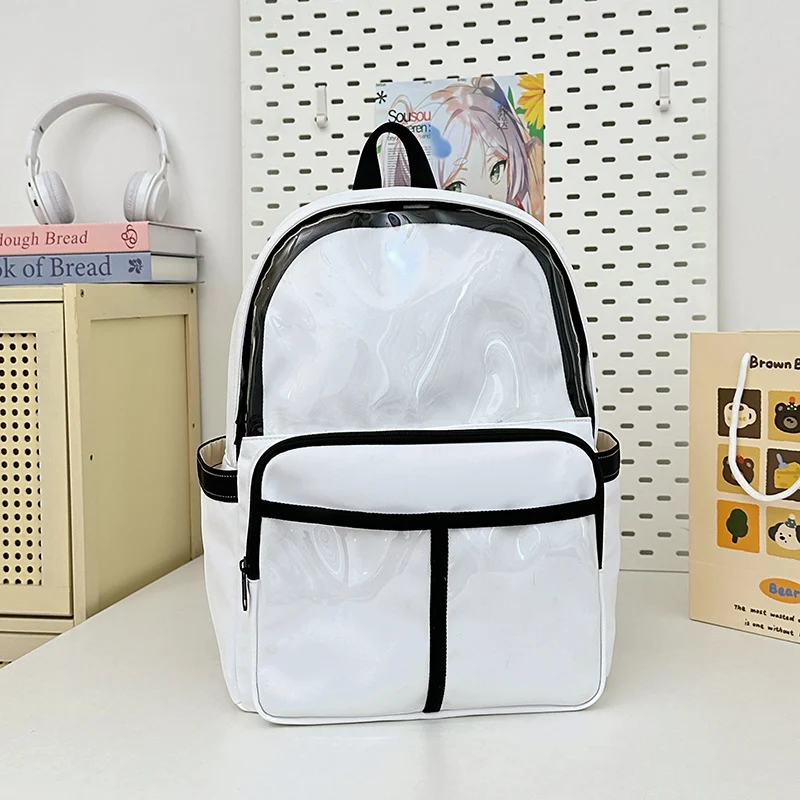 Moderner Transparenter Schulrucksack