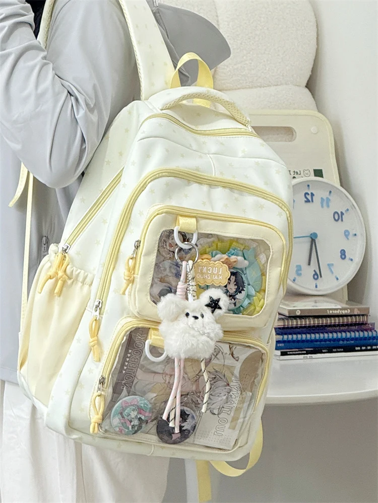 Niedlicher Charakter Design Plüsch-Schulrucksack