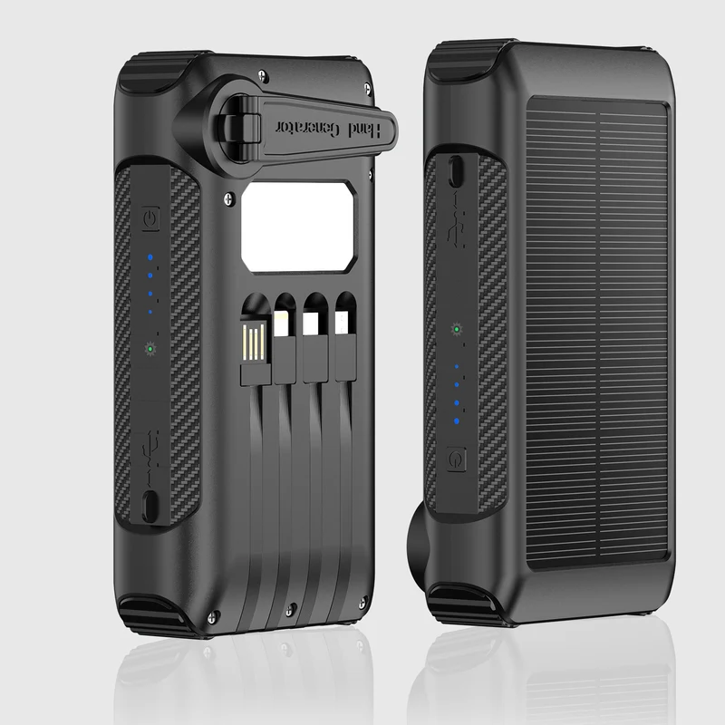 Solar Powerbank mit mehreren Ladeoptionen Skanto