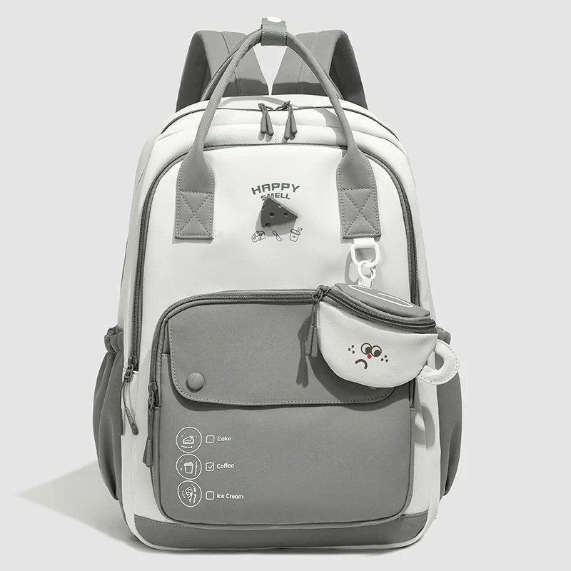 Vielseitiger Schulrucksack mit mehreren Fächern für den Alltag