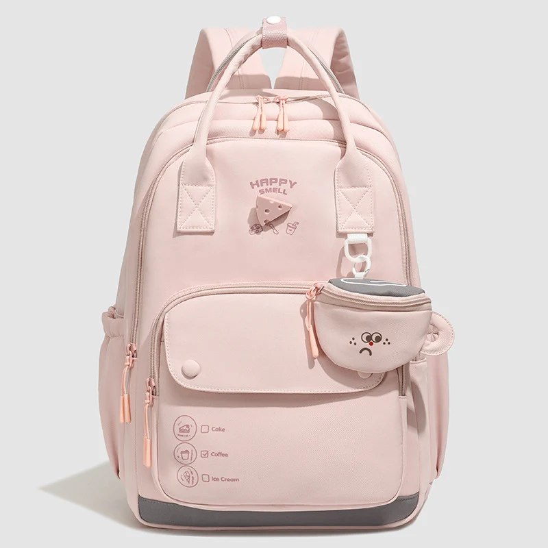 Vielseitiger Schulrucksack mit mehreren Fächern für den Alltag