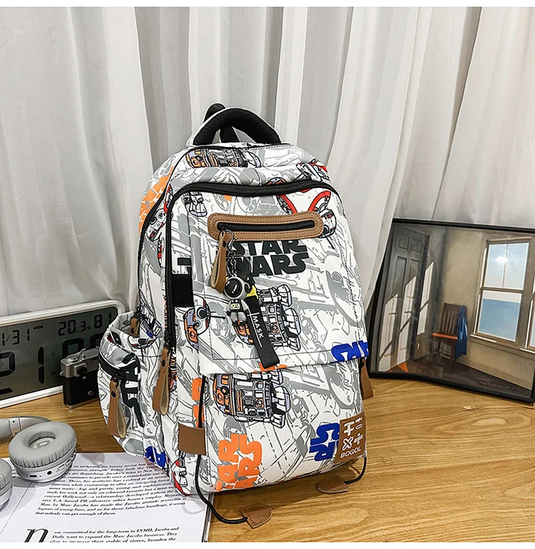 Schulrucksack mit Grafikdesign und hoher Kapazität