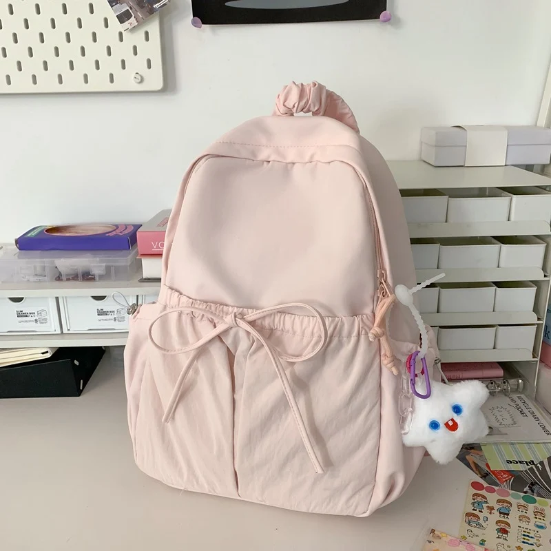 Leichter lässiger Schulrucksack mit Kordelzug