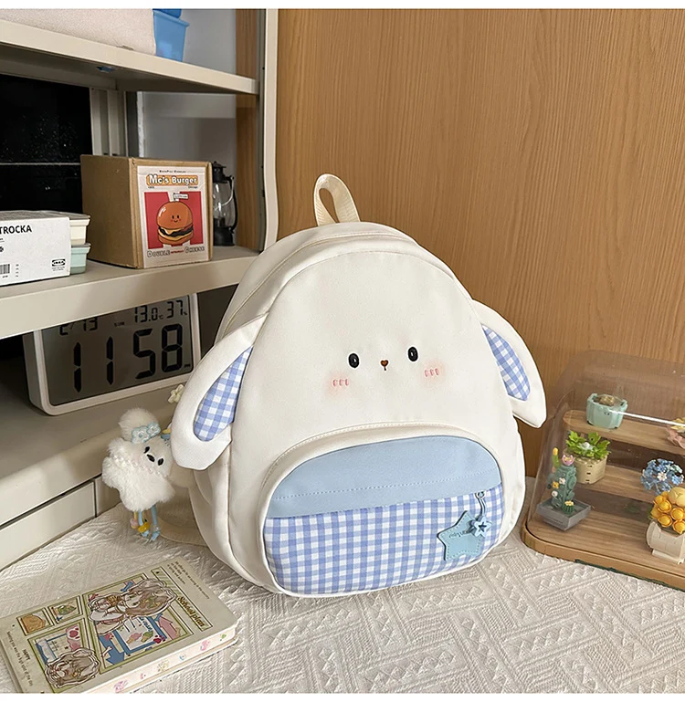 Mini-Schulrucksack mit Hasenohren