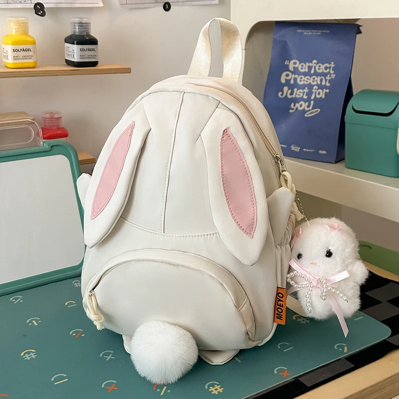 Niedlicher Mini-Schulrucksack mit Hasenohren
