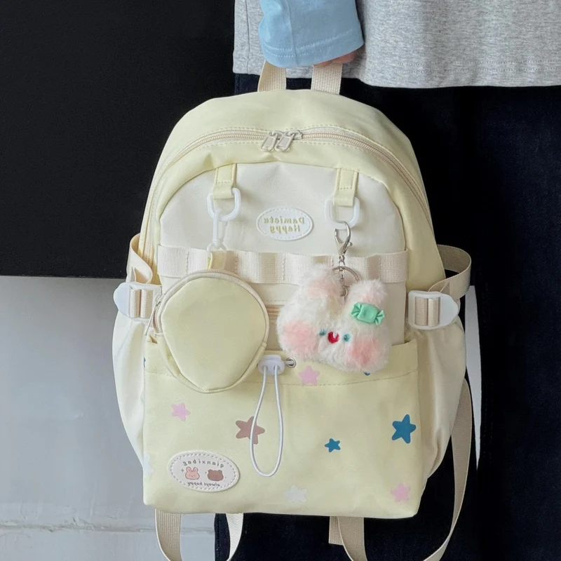 Schulrucksack mit verträumtem Sternenmuster