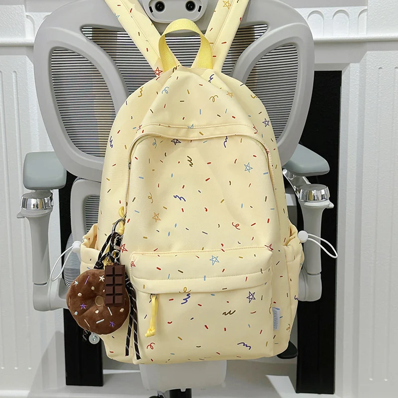 Lustige gemusterte Schultasche