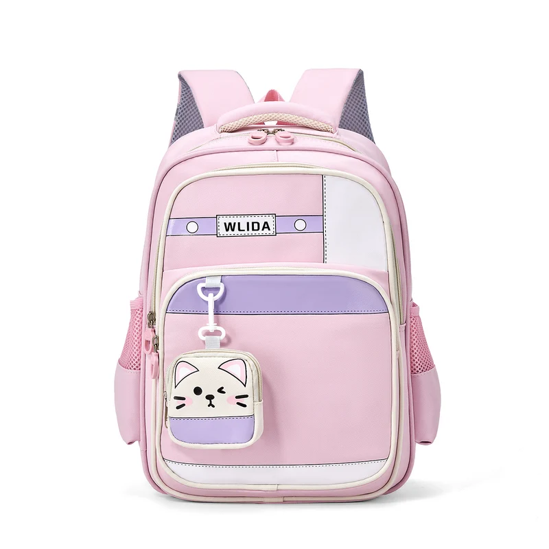 Schulrucksack für Mädchen mit niedlichem Katzen-Design