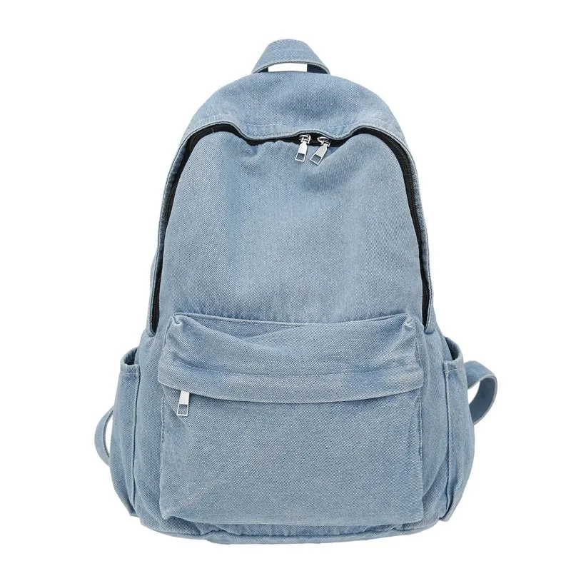 Klassischer Jeans-Schulrucksack