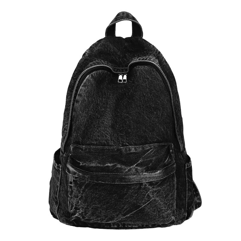 Klassischer Jeans-Schulrucksack