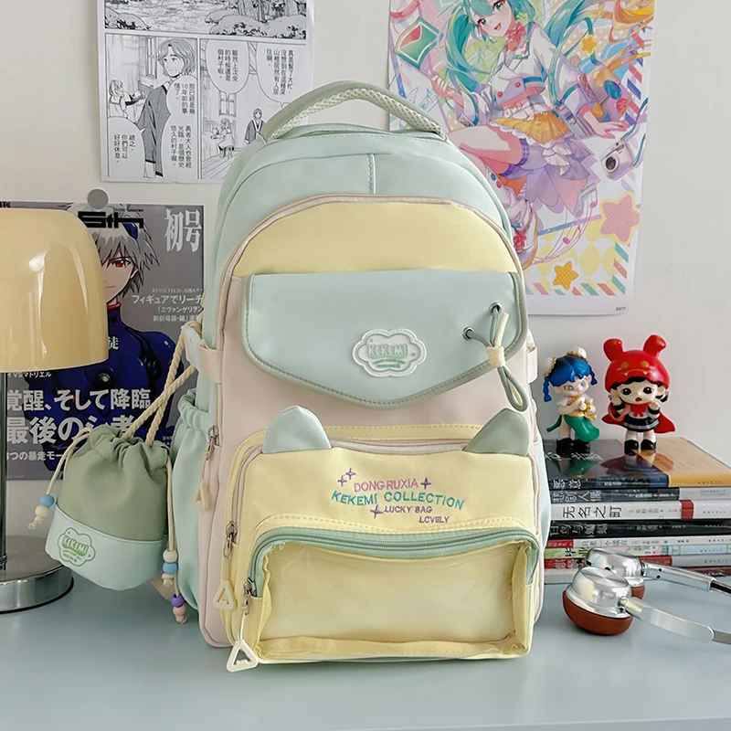 Niedlicher Schulrucksack mit Katzenohren