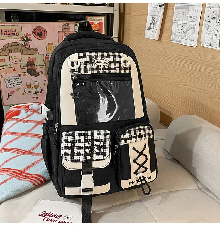 Niedlicher Schulrucksack im Kawaii-Stil