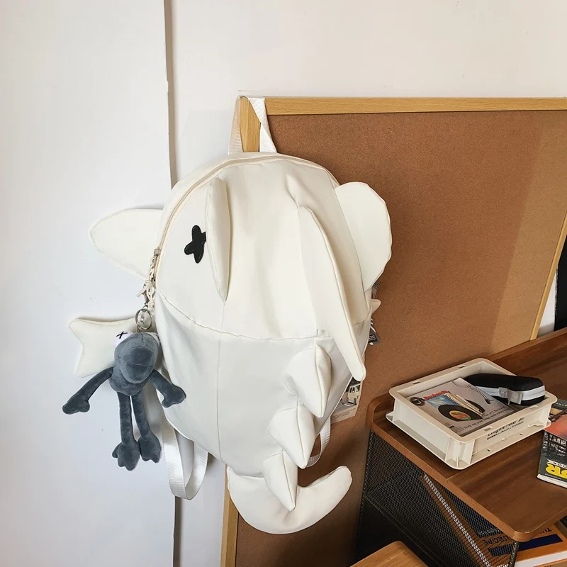 Niedlicher Schulrucksack im Fisch-Charakter-Design