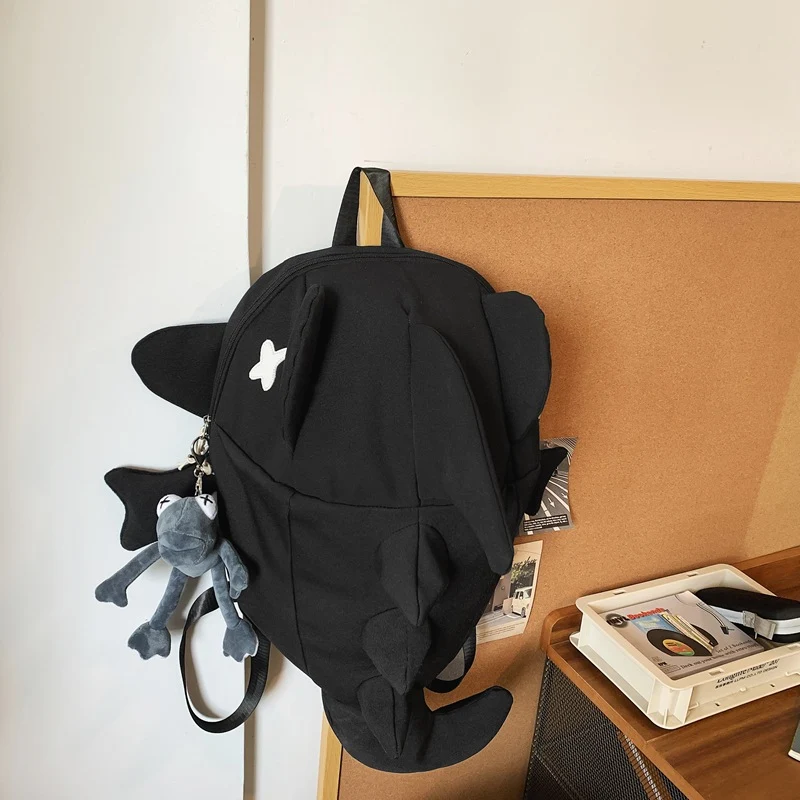 Niedlicher Schulrucksack im Fisch-Charakter-Design