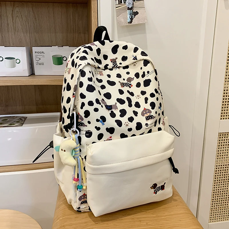 Niedlicher Schulrucksack mit Hundemotiv