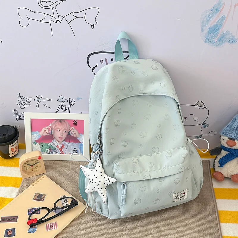 Niedliche lässige Schultasche mit Muster