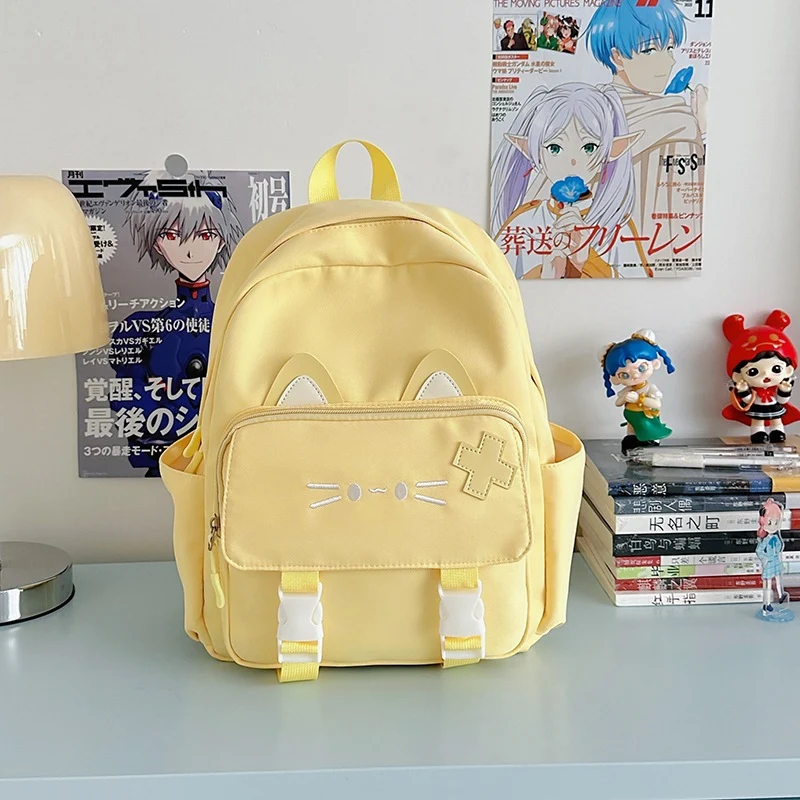 Niedlicher Schulrucksack mit Katzenohren