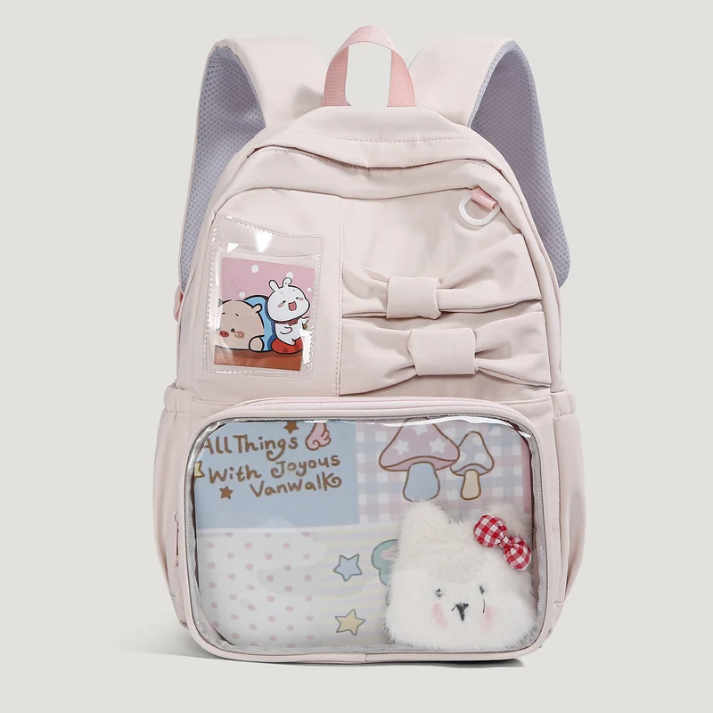 Niedlicher Schulrucksack mit Cartoon-Motiv