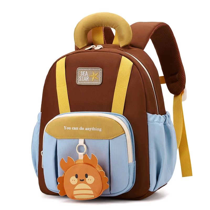 Verspielter Schulrucksack für Kinder mit Charakter-Design