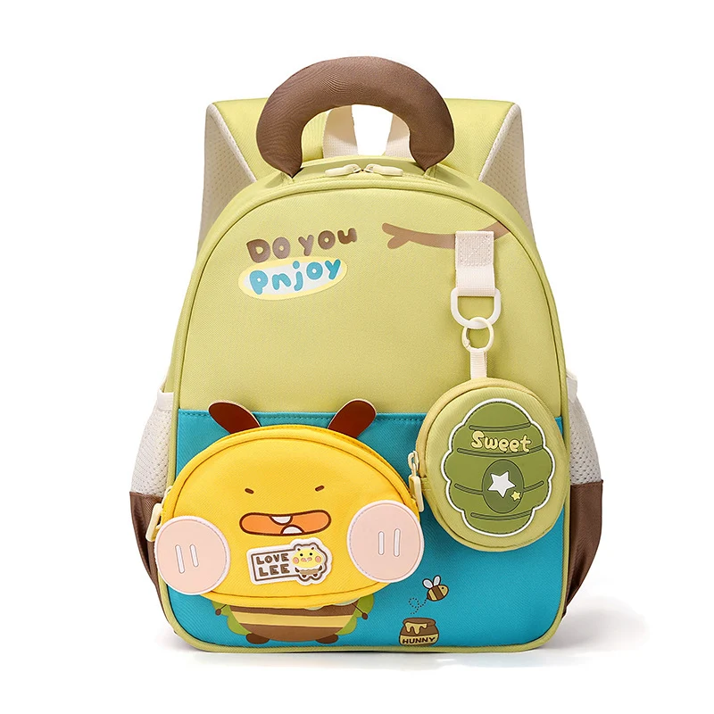 Lustiger Schulrucksack für Kinder mit Charakter-Design