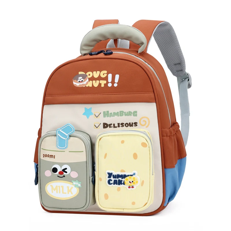Lustiger Schulrucksack für Kinder mit Cartoon-Motiv