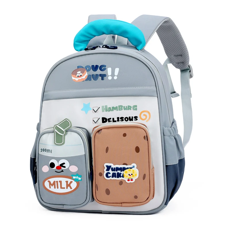 Lustiger Schulrucksack für Kinder mit Cartoon-Motiv