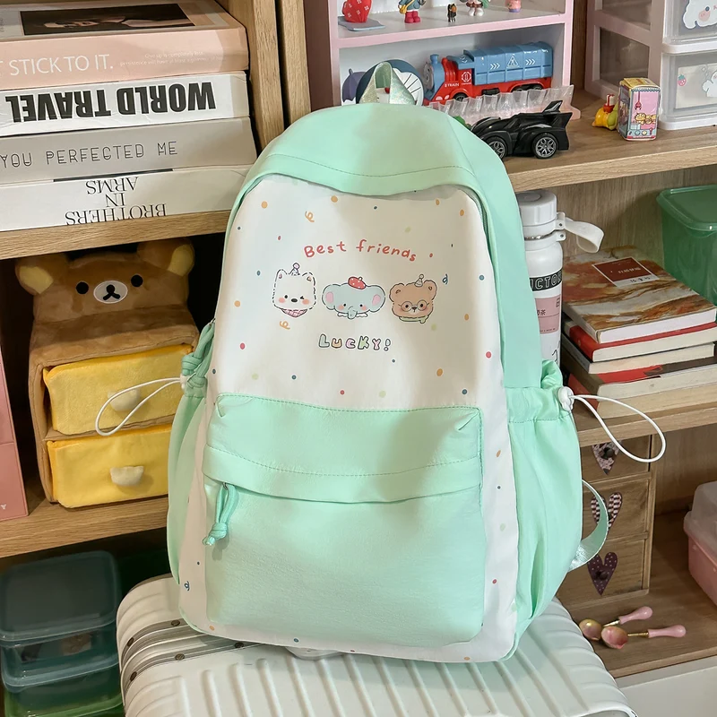 Niedliche Schultasche für Kinder mit Cartoon-Charakteren