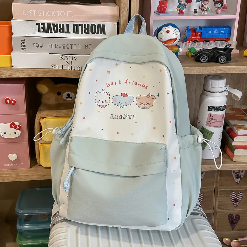 Niedliche Schultasche für Kinder mit Cartoon-Charakteren