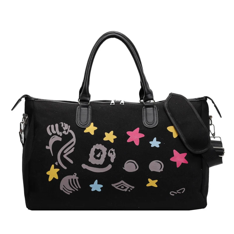 Sportliche Reisetasche mit kreativen Applikationen Skanto