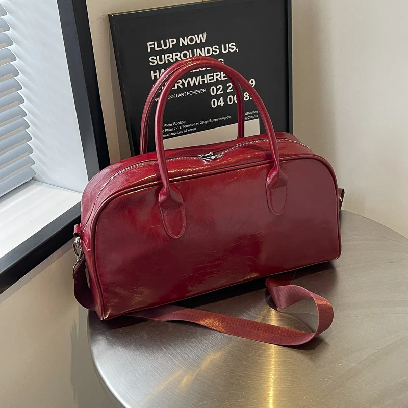 Elegante Wochenendtasche im Vintage-Stil Skanto