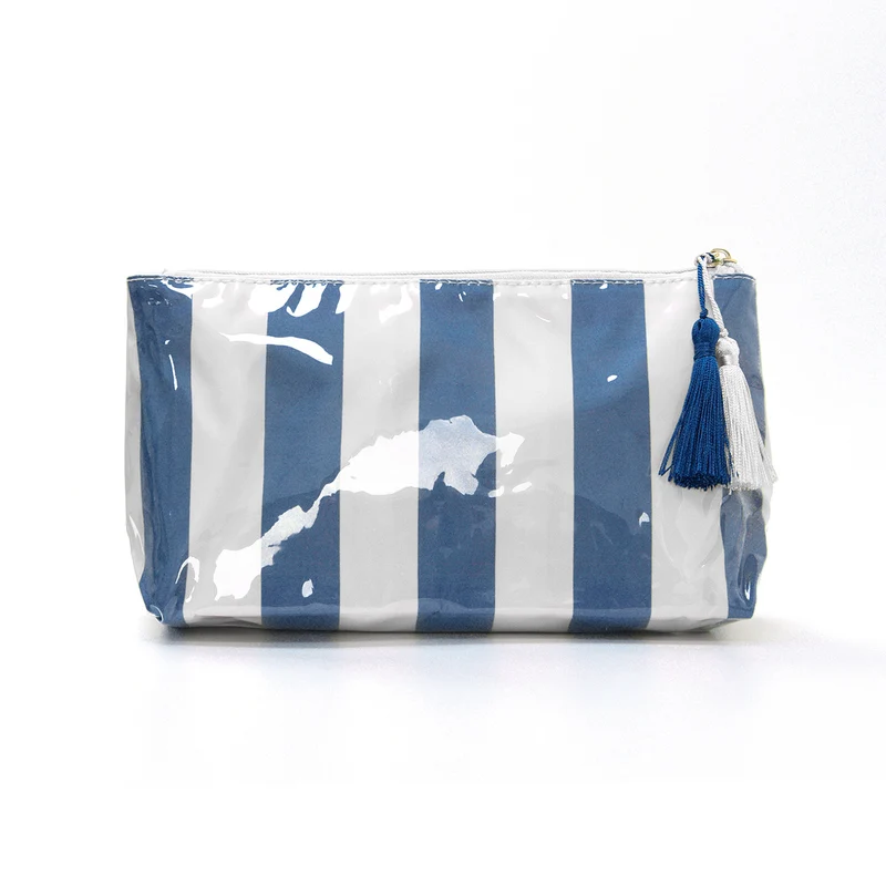 Kosmetiktasche mit farbenfrohem Karomuster Skanto